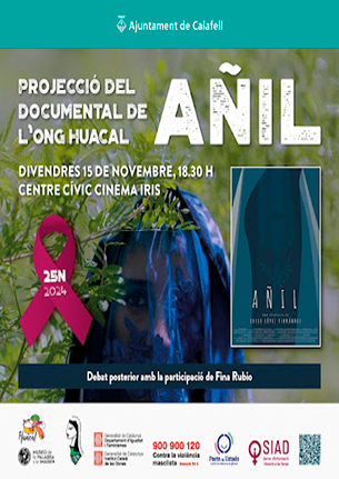 cartell añil calafell
